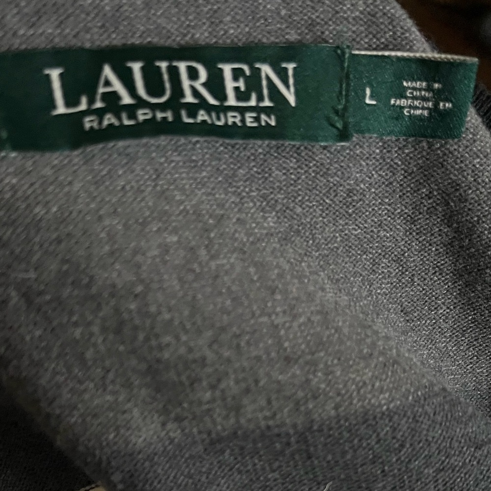Lauren Ralph Lauren Striped Knit Sweater Dress - Picture 9 of 11